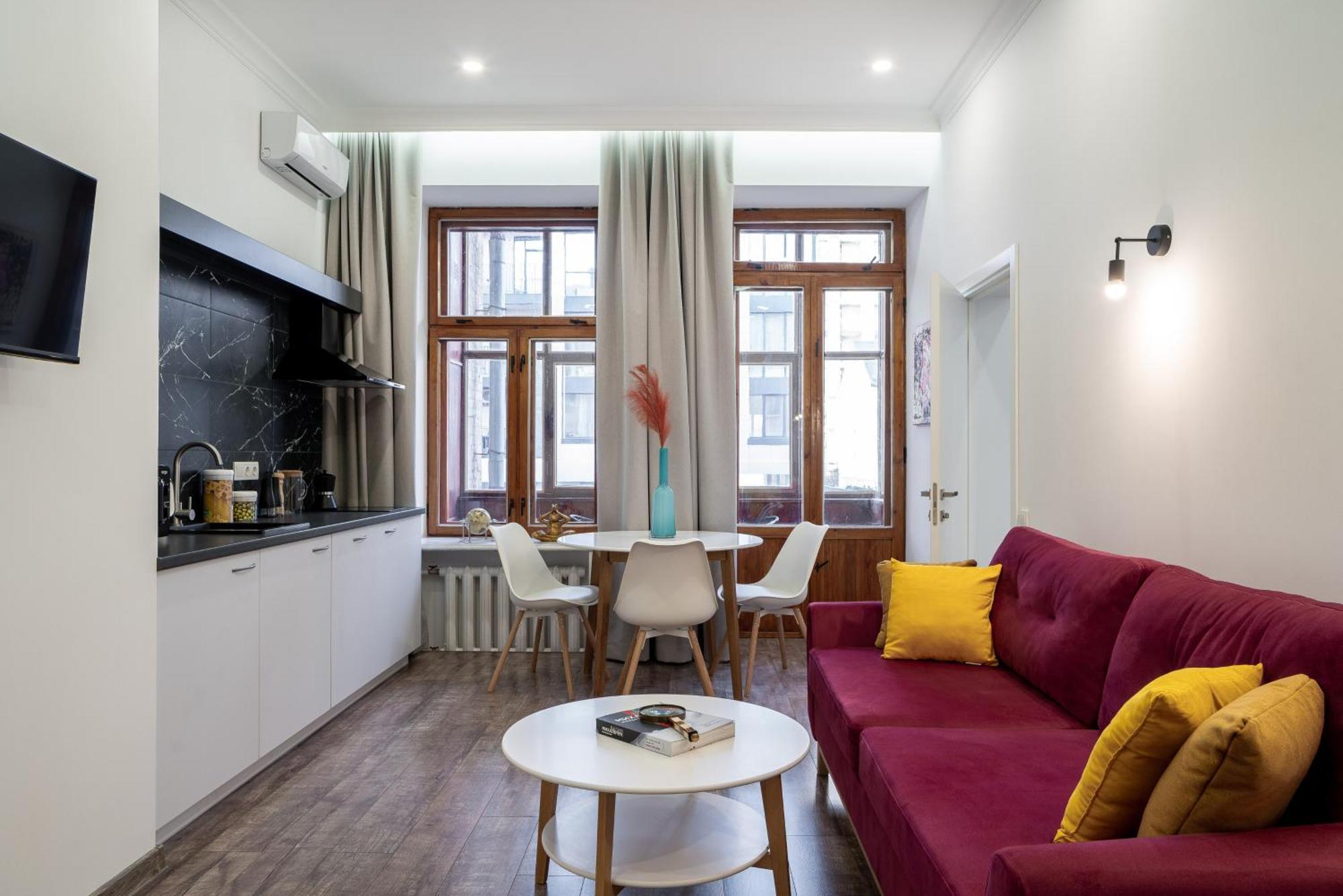 Yaroslav Val Lux Apartments Kiev Dış mekan fotoğraf