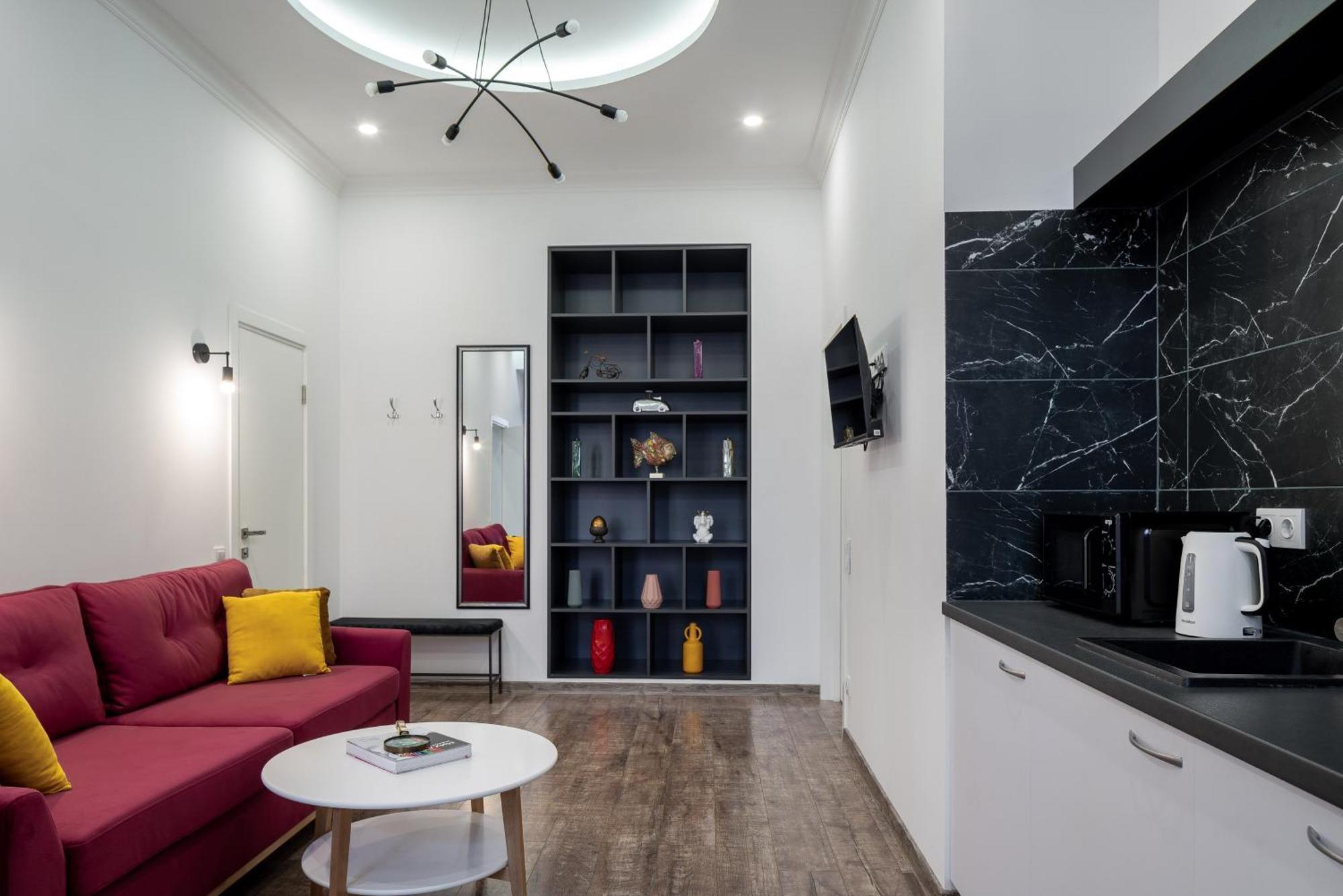 Yaroslav Val Lux Apartments Kiev Dış mekan fotoğraf
